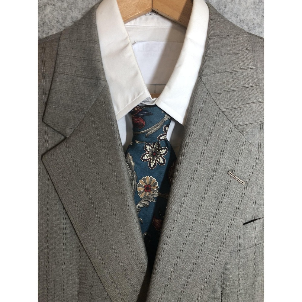 Hickey Freeman Blazer Mens 40R Gray Tasmanian Wool Loro Piana Sport Coat Jacket